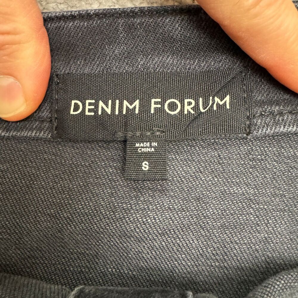 Denim Forum Aritzia Eyeliner Traceur Yeux Noir Midi Dress Womens Small Black NWT - Picture 6 of 16